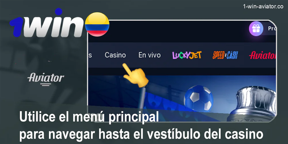 Vaya al casino en línea 1Win