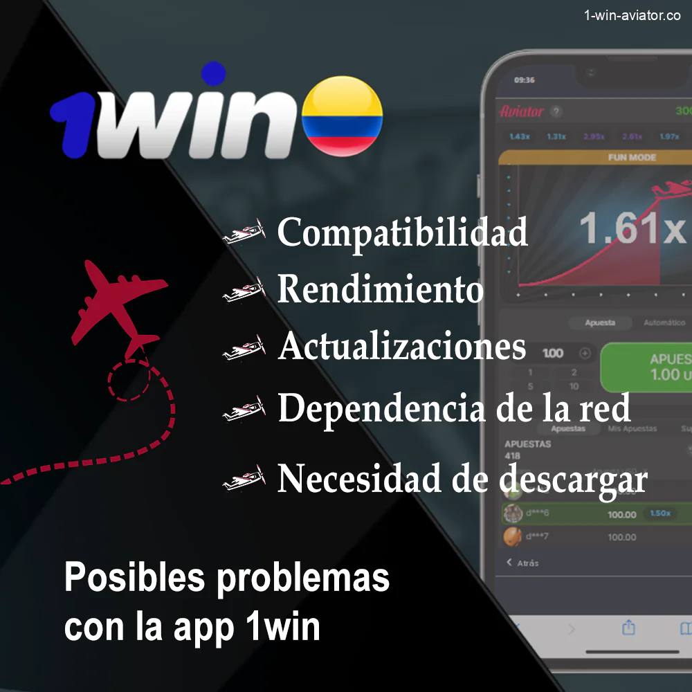 Cuáles pueden ser los problemas con la aplicación 1win
